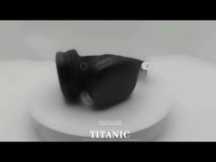 หูฟังหูฟังบลูทูธแบบครอบหูหูฟังสเตอริโอไร้สายที่แท้จริงพร้อม CVC 8.0 Mic Deep Bass