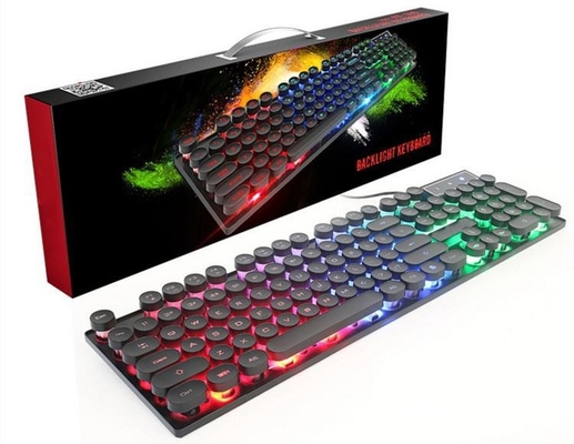 Custom Backlight Wired Computer Keyboard And Mouse For Gaming Typewriter