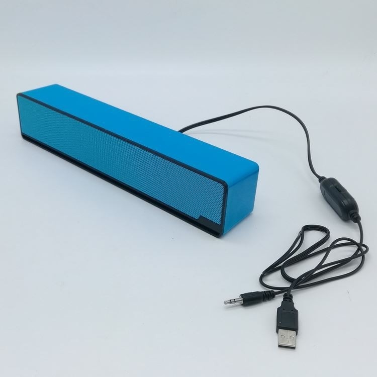 ลำโพงคอมพิวเตอร์แบบมีสาย AUX 3.5 มม. Soundbar Stereo 2.0 สำหรับ PC Labtop