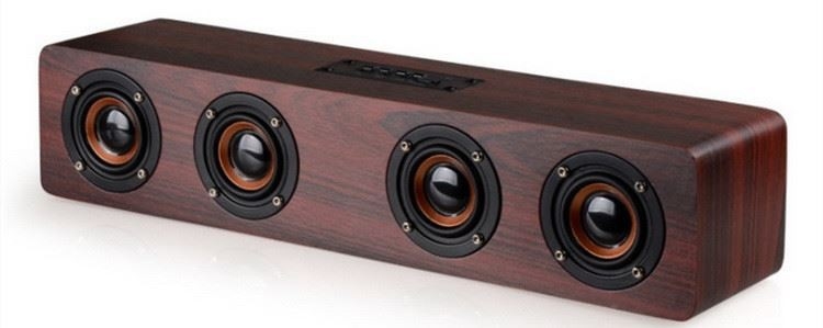 4000mah ไม้บลูทูธไร้สาย HIFI ลำโพงเพลงแบบพกพา SoundBar AUX แฮนด์ฟรีสำหรับทีวี