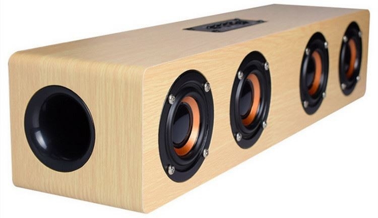 4000mah ไม้บลูทูธไร้สาย HIFI ลำโพงเพลงแบบพกพา SoundBar AUX แฮนด์ฟรีสำหรับทีวี