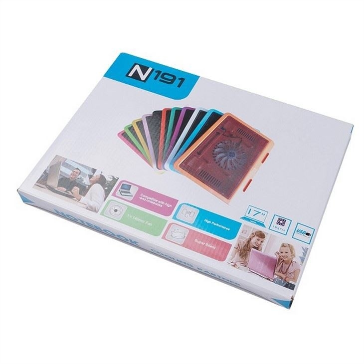 ARTSHOW - OEM Slim and Silent 5V 17 Inch Laptop Cooler Pad Cooling Platform มีหลายสีให้เลือก