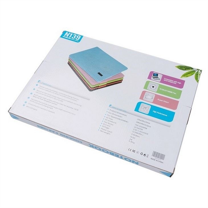ARTSHOW - OEM 2 Fans Notebook Cooler Stand Laptop Air Cooler Pad 4W มีให้เลือก 5 สี