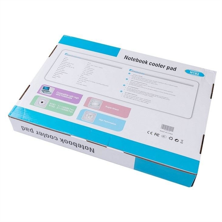 ETEK Laptop Cooling Pad- ระบบลดความเย็นคอมพิวเตอร์ RGB ขนาด 14 นิ้ว