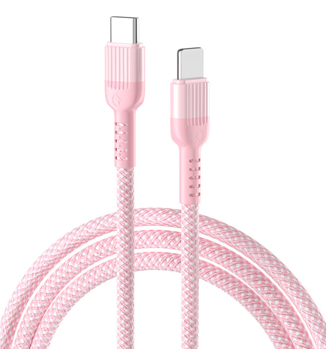 PD 27W TPE Fast USB Data Cable Type C To Lightning สำหรับการชาร์จ Iphone