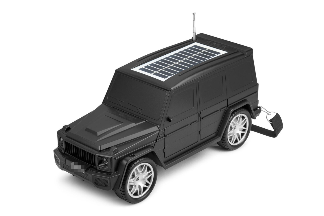 เครื่องเสียงแบบรถยนต์แบบคลาสสิค Bluetooth รวมแสงไฟฟ้าแสงอาทิตย์และฟังก์ชันวิทยุสําหรับการเดินทางในบ้าน