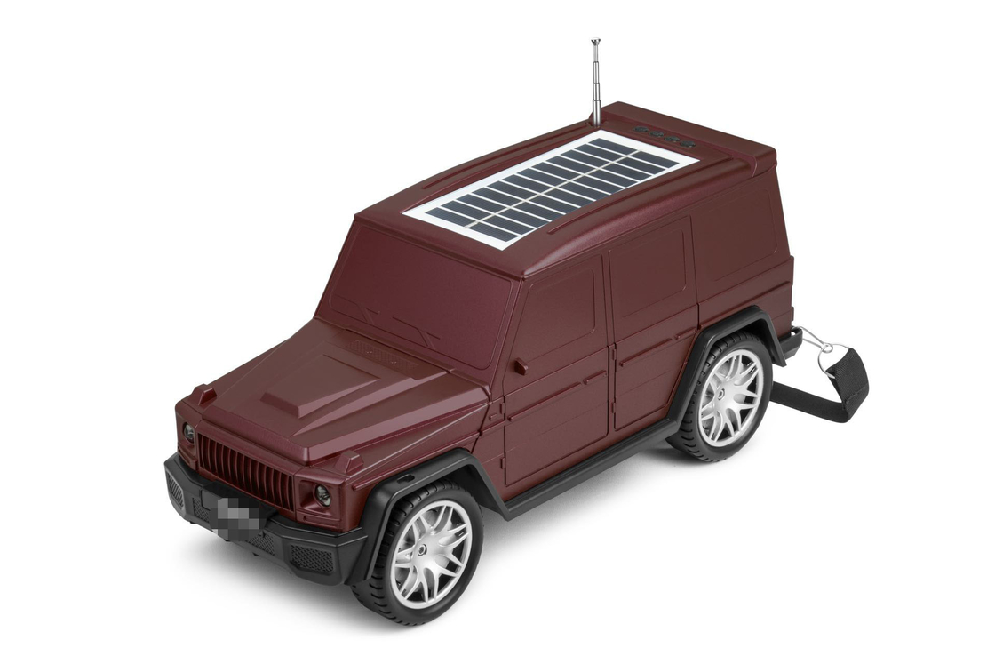 เครื่องเสียงแบบรถยนต์แบบคลาสสิค Bluetooth รวมแสงไฟฟ้าแสงอาทิตย์และฟังก์ชันวิทยุสําหรับการเดินทางในบ้าน