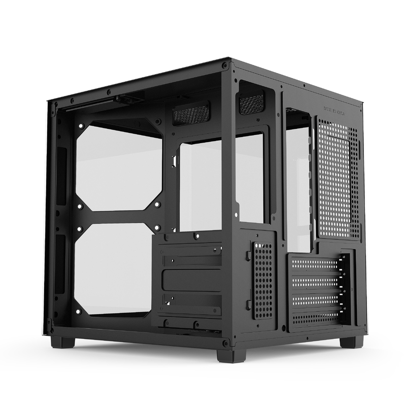 Micro-ATX / ITX PC Case การระบายความร้อนที่น่าทึ่ง รองรับการตั้งค่าฮาร์ดแวร์ที่แตกต่างกันมากมายสําหรับนักเกมมืออาชีพ