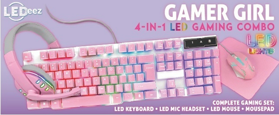 คอมแพคต์เบาๆ คีย์บอร์ดเกมพี๊กพี๊ก พร้อมแสงสว่างสายรุ้ง สภาพสติก พร้อมเฮดโฟนพี๊กพี๊กที่ตรงกัน