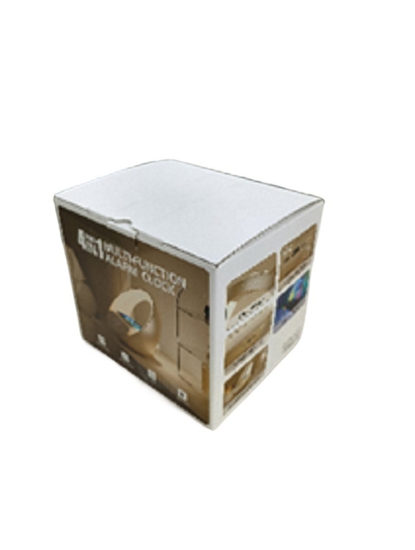 เครื่องเสียงชาร์จไร้สายหลายฟังก์ชัน การเชื่อมต่อ Bluetooth ไฟ LED และนาฬิกาปลุกสําหรับครอบครัว
