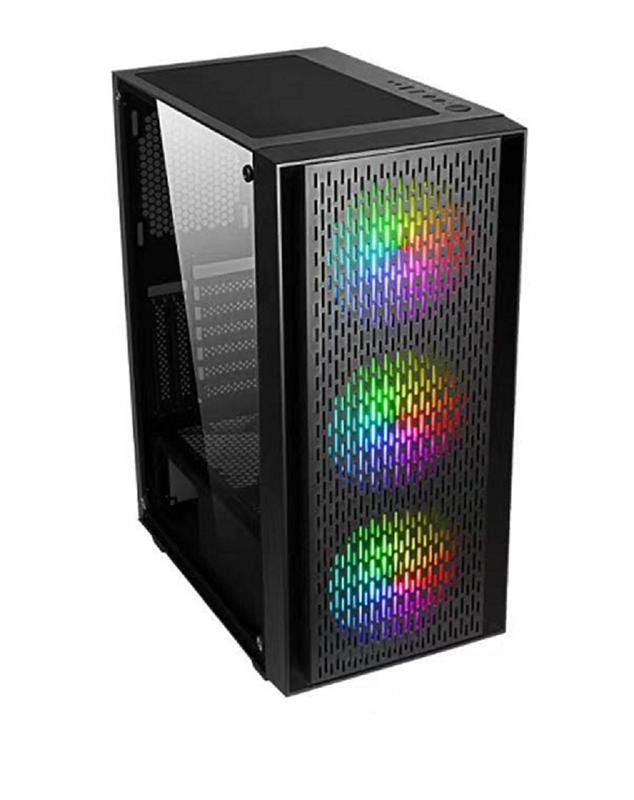 รองรับเมอร์บอร์ด ATX Micro ATX และ ITX พร้อมสล็อตขยาย 7 สล็อตและ 6 แฟนมานท์สําหรับนักเกม DIY