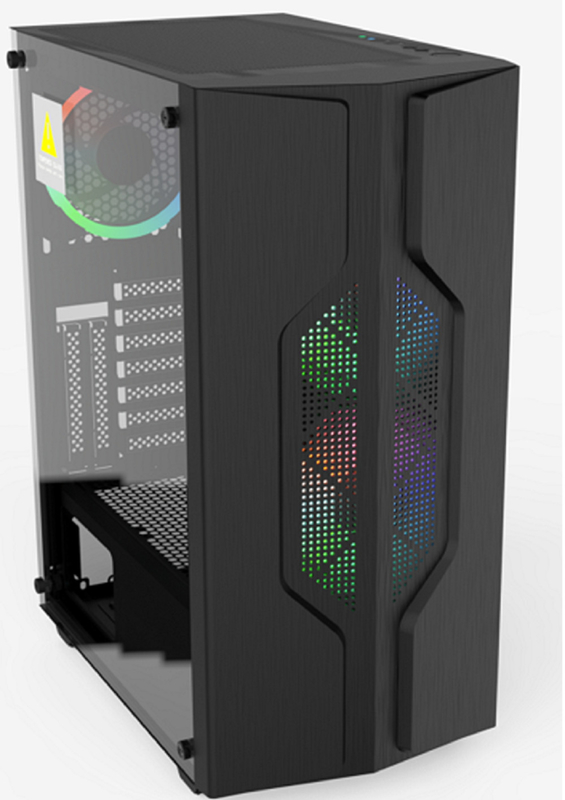 รองรับเมอร์บอร์ด ATX Micro ATX และ ITX พร้อมสล็อตขยาย 7 สล็อตและ 6 แฟนมานท์สําหรับนักเกม DIY