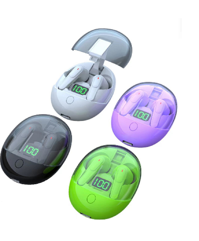 TWS Earbuds With Low Latency Antenna Performance Charging Case สําหรับนักเล่นเกมส์ชื่นชอบ นักออกกําลังกายเบา