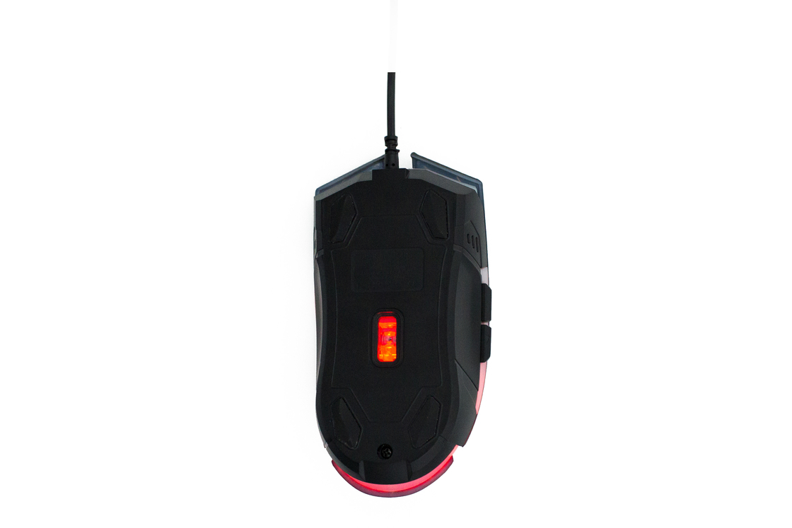 แมูซคอมพิวเตอร์แบบมีสายใย RGB แบ็กไลท์สายรุ้ง น้ําหนักเบา เซ็นเซอร์ประสิทธิภาพสูง การตั้งค่า 6D DPI ที่แม่นยํา สําหรับเกมเกมส์ นักเล่นกีฬาอี-สปอร์ต