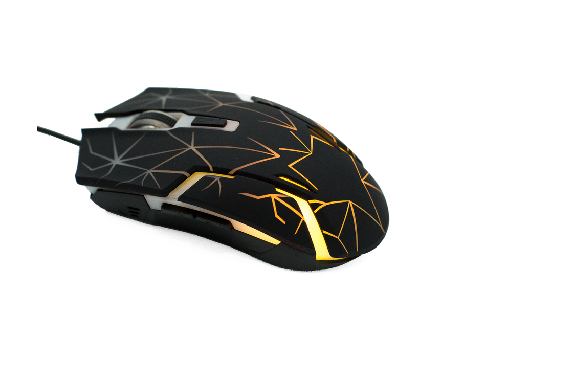 แมูซคอมพิวเตอร์แบบมีสายใย RGB แบ็กไลท์สายรุ้ง น้ําหนักเบา เซ็นเซอร์ประสิทธิภาพสูง การตั้งค่า 6D DPI ที่แม่นยํา สําหรับเกมเกมส์ นักเล่นกีฬาอี-สปอร์ต