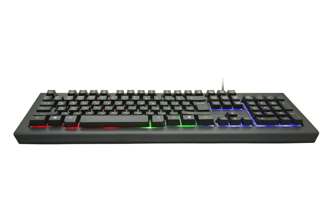 คีย์บอร์ดเกม RGB ขนาดเต็ม 104 คีย์ สําหรับเกมเกมส์ พนักงานสํานักงาน และใครก็ตามที่ชอบการปรับแต่งตัว