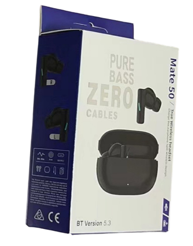 แอนเทนน่า Banzai แบตเตอรี่คู่ F10 เครื่องเสียง Bluetooth 5.3 TWS หูฟังพร้อมชาร์จ Case สําหรับนักเรียน