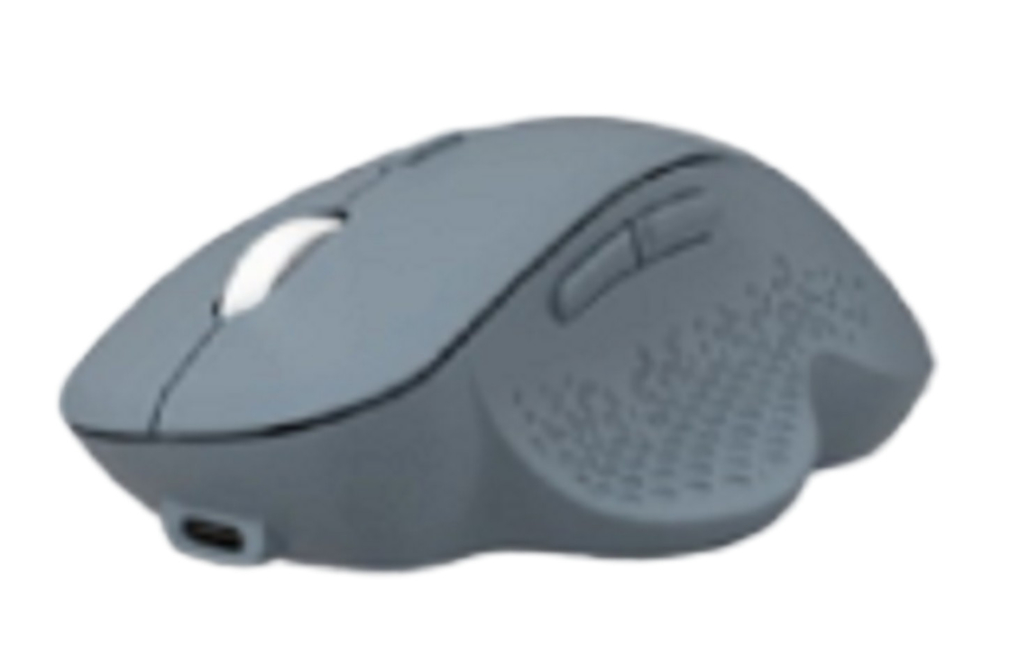 หนู 6 มิติที่มีปุ่มข้าง2.4G, บลูทูธ 5.2การออกแบบแบบ ergonomic สูงถึง 1600 DPI คลิกไม่เสียงสําหรับพนักงานสํานักงาน ผู้ออกแบบ นักเกม