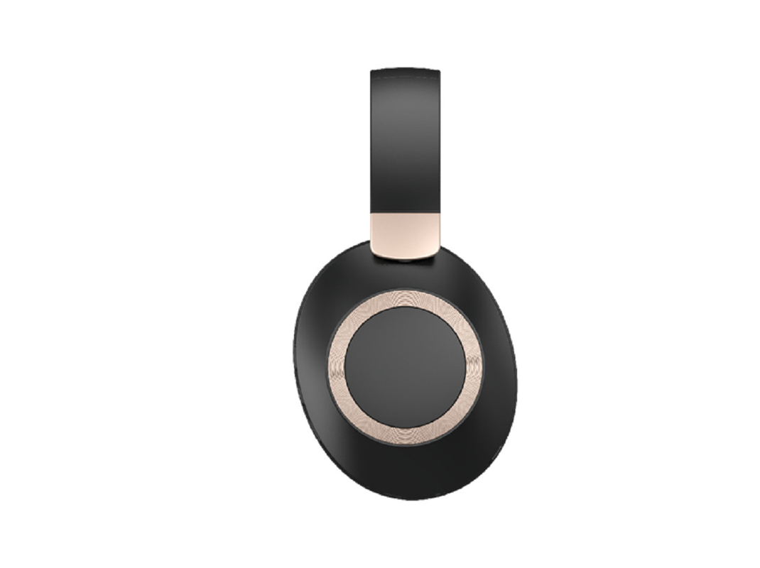 ANC Bluetooth 5.4 หูฟัง 23dB การยกเลิกเสียงเสียง แบตเตอรี่ 12 ชั่วโมง การออกแบบที่สามารถหมุนได้พร้อมไมค์ สําหรับคนเดินทาง คนรักดนตรี