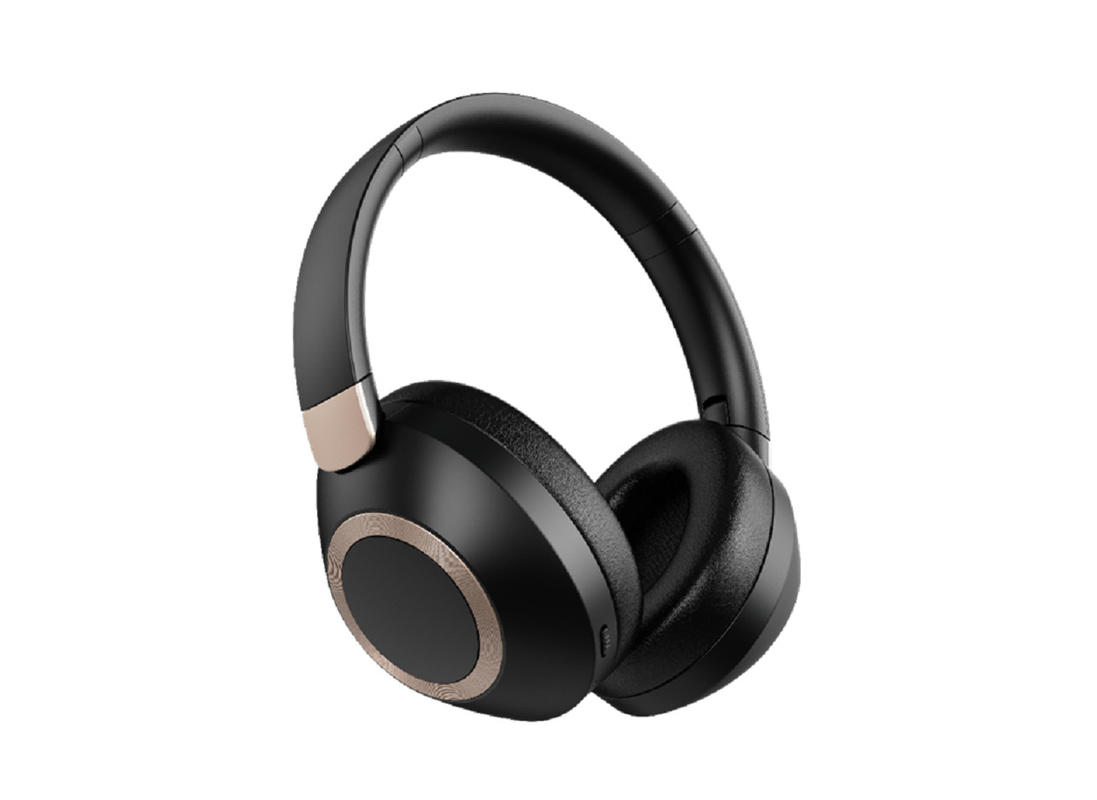 ANC Bluetooth 5.4 หูฟัง 23dB การยกเลิกเสียงเสียง แบตเตอรี่ 12 ชั่วโมง การออกแบบที่สามารถหมุนได้พร้อมไมค์ สําหรับคนเดินทาง คนรักดนตรี