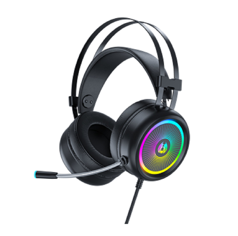 Bluetooth Headphone 16.8M สี RGB 7.1 ผลเสียง 20Hz-20kHz ระยะความถี่ Φ50mm เครื่องเสียง 6.0*5.0mm ไมโครโฟนทุกทิศ สําหรับเกมส์