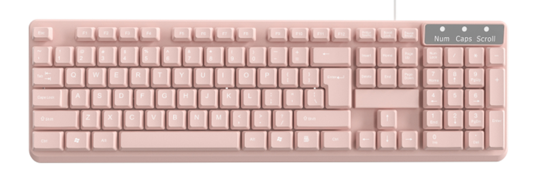 ลาย 104-key คาร์บอนฟิล์ม คีย์ 376g กันน้ํา HIPS วัสดุ Plug-and-play USB ปรับแต่งสําหรับพนักงานสํานักงาน