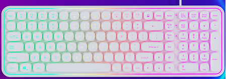 แบตเตอรี่ 1800mAh คีย์บอร์ด Maus Combos 370g รองรับระบบไร้สาย 2.4G และบลูทูธ รูปแบบสองแบบ สีสัน RGB Backlight สําหรับเกมส์ พนักงานสํานักงาน นักศึกษา