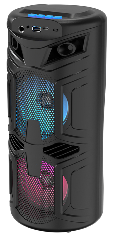 เครื่องเสียงขนาด 4 นิ้ว 45 มักเนต 1200mAh แบตเตอรี่ TWS ไร้สาย 60Hz-16kHz ตอบรับ Bluetooth / USB / TF / FM / AUX / TWS / ไมโครโฟน / รีจีบี การสนับสนุน