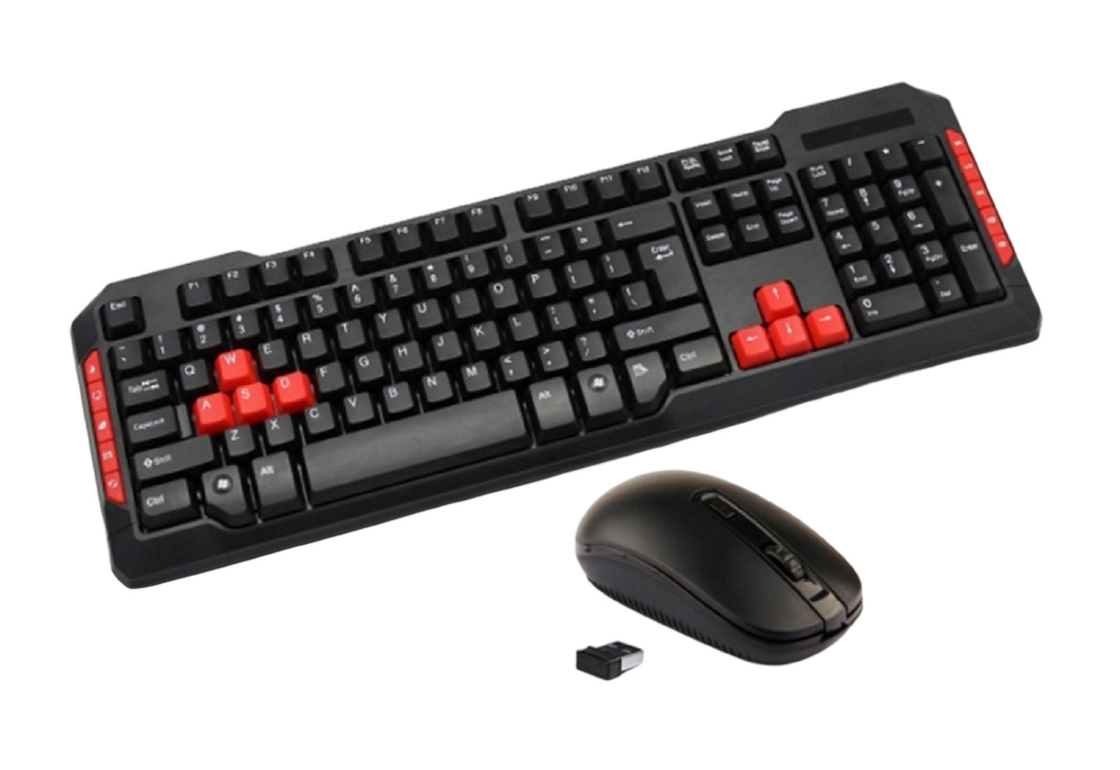 คีย์บอร์ด Maus Combos 2.4G การเชื่อมต่อแบบไร้สาย 5 ล้านคีย์ อายุการใช้งาน รองรับหลายภาษา สีหลากหลาย รองรับทุกระบบ
