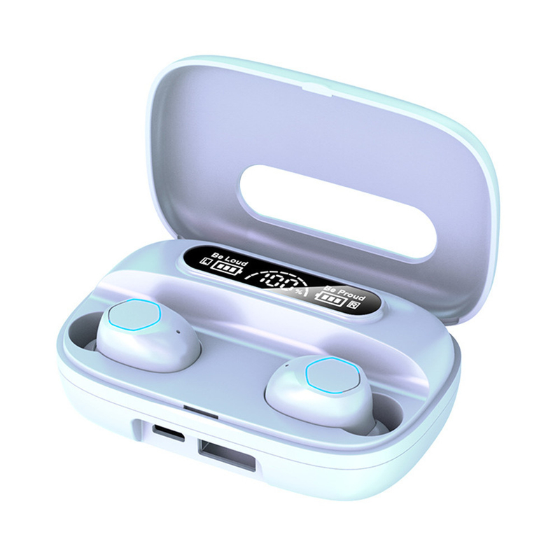 Bluetooth 5.1 หูฟัง รองรับโปรโตคอล A2DP/AVRDP/HFP หูฟัง 40mAh กล่องชาร์จ 500mAh F10 ไดนามิกไดรฟ์สําหรับธุรกิจและกีฬา