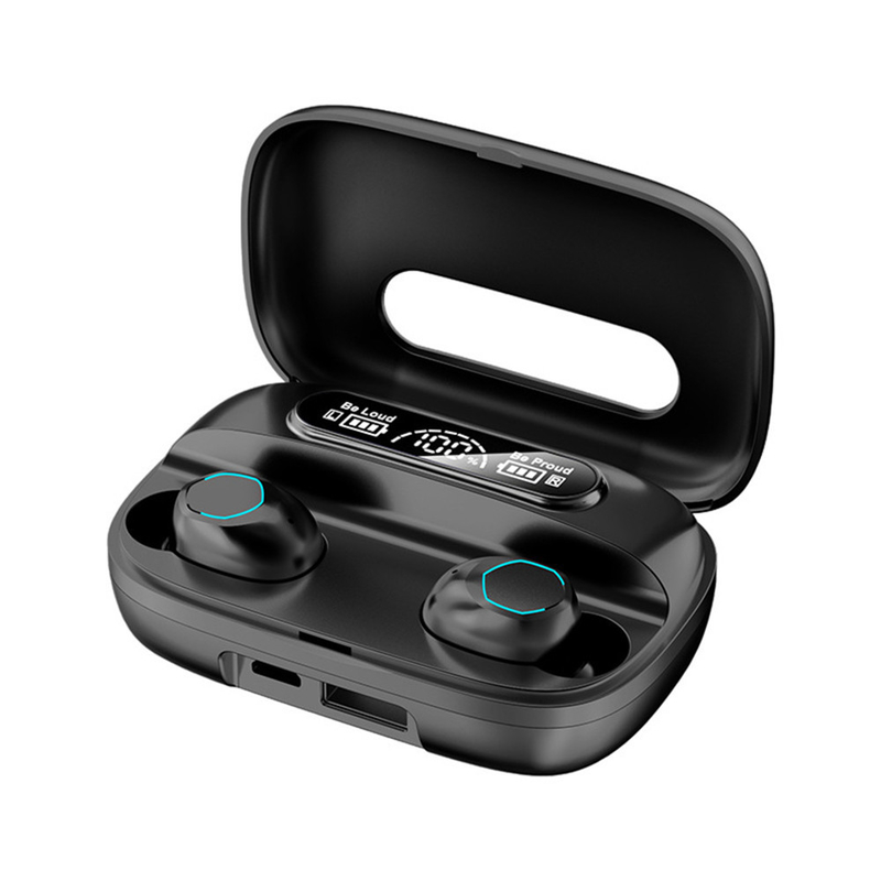 Bluetooth 5.1 หูฟัง รองรับโปรโตคอล A2DP/AVRDP/HFP หูฟัง 40mAh กล่องชาร์จ 500mAh F10 ไดนามิกไดรฟ์สําหรับธุรกิจและกีฬา