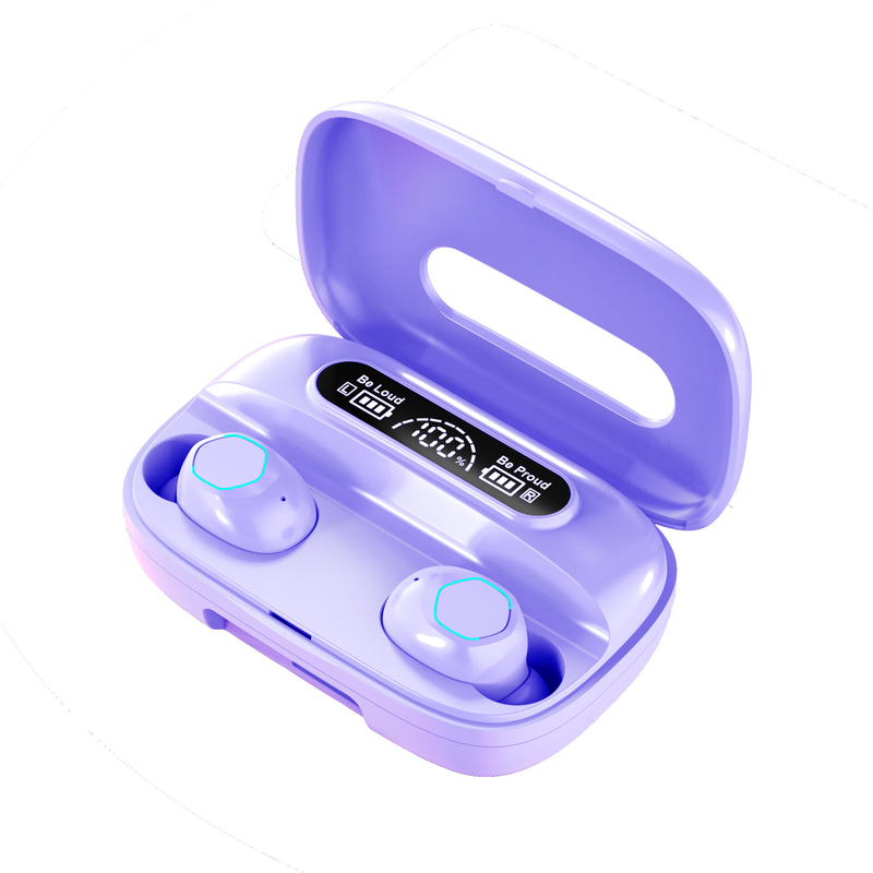 Bluetooth 5.1 หูฟัง รองรับโปรโตคอล A2DP/AVRDP/HFP หูฟัง 40mAh กล่องชาร์จ 500mAh F10 ไดนามิกไดรฟ์สําหรับธุรกิจและกีฬา