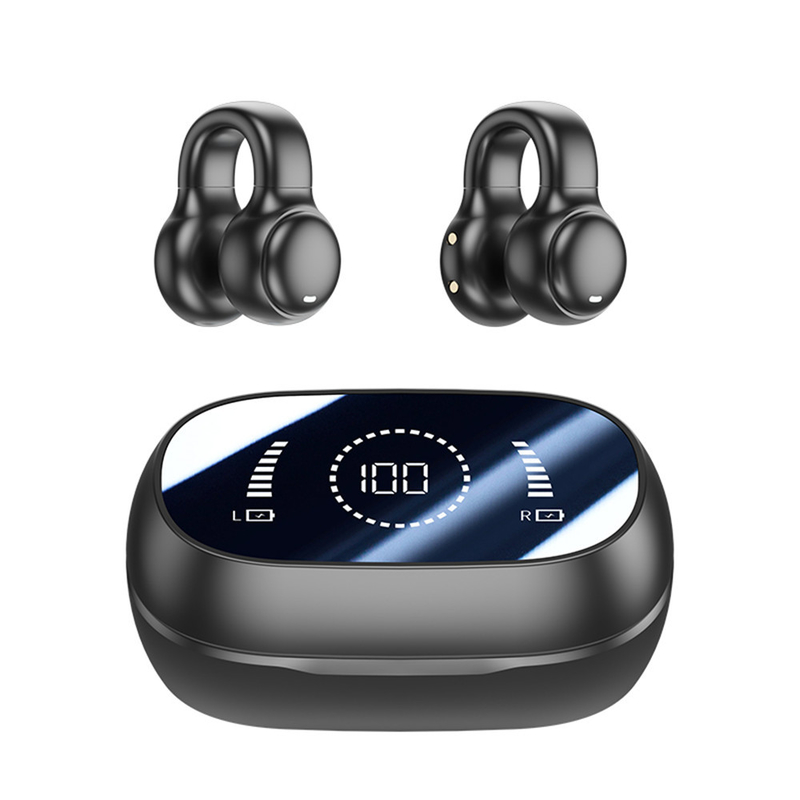 โบลูทูธ 5.3 หูฟัง ดีไซน์หูเปิดเต็ม 9 มิติ เสียงรอบเกมส์ ออดิโอ-ซินค HIFI จิติป์จอ 1.5H การชาร์จ 6H การเล่นเพียงครั้งเดียว