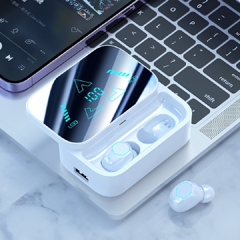 การออกแบบส่วนลื่น ภาพกระจกฉายฉลาด ความเร็วสูง Bluetooth 5.3 หูฟัง ทุกอากาศ แบตเตอรี่อายุการใช้งาน กันน้ํา สําหรับกีฬา