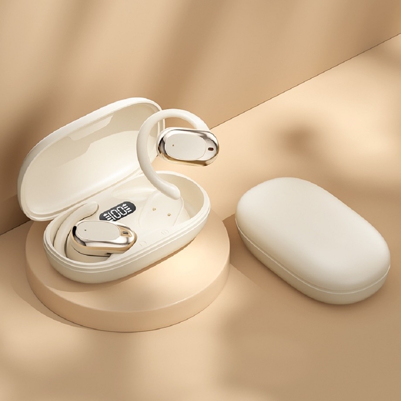 90 องศา ปรับกระดุมหู Bluetooth หูฟัง Earphone F14.2 ผนังชีววิทยา ultra-thin, Bluetooth 5.4 ด้วยการสนับสนุน AAC / SBC, การออกแบบความรู้สึกศูนย์