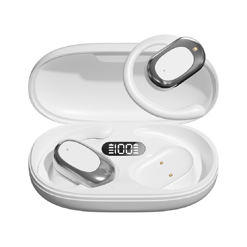 90 องศา ปรับกระดุมหู Bluetooth หูฟัง Earphone F14.2 ผนังชีววิทยา ultra-thin, Bluetooth 5.4 ด้วยการสนับสนุน AAC / SBC, การออกแบบความรู้สึกศูนย์