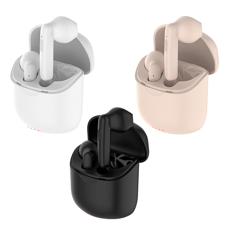 แบตเตอรี่หูฟัง 30mAh ความจุ ขาว Bluetooth 5.3 AAC/SBC รองรับ Type-C ชาร์จเร็ว F10 เสียง 3 สี