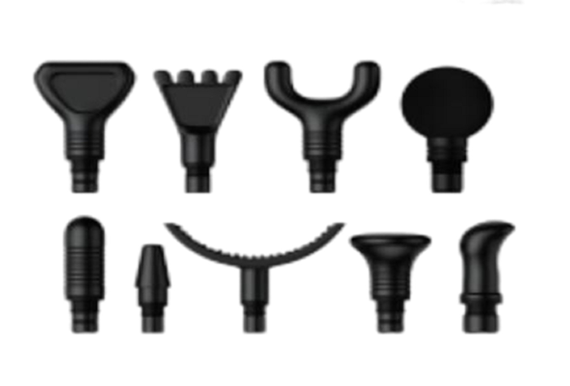 เครื่องนวดร่างกายคอมพิวเตอร์ยาง ABS PC ด้วยพลังงาน 30W 1-30 เกียร์ จอแสดงภาพแบบสองแบบ แบตเตอรี่ 2500mAh 9 หัวนวด