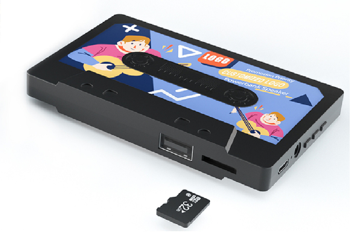 Bluetooth 5.0 TF Card Radio FM รองรับการ์ดความทรงจํา 32GB 19mm เครื่องเสียงความถี่เต็มสไตล์ธุรกิจขั้นต่ํา