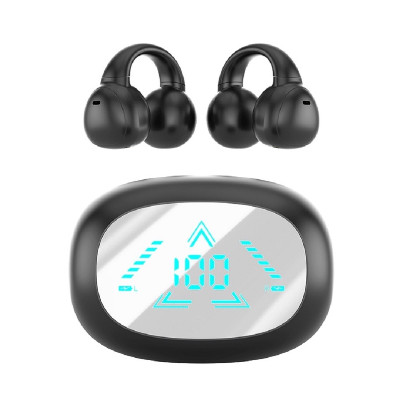 TWS เต็มที่เปิดไร้สาย F13 พร้อมจอ LED Bluetooth 5.3 AAC / SBC การปรับรหัส หูฟัง 40mAh + กรอบ 400mAh สําหรับคนธุรกิจ