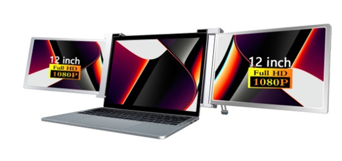 2 X 12 นิ้ว FHD IPS จอ 1920 X 1080 16 / 9 Ultra-light Design 1.1kg ต่อจอ หนา 25.3 มม รองรับ HDR 12 OSD ภาษา