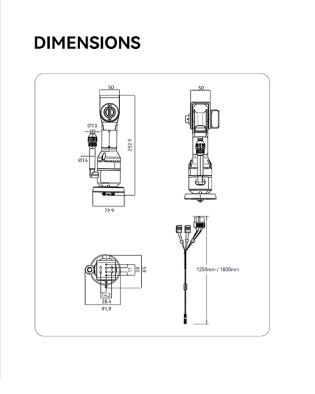 UAVs เกษตรใหม่ กระปุกหลุดศูนย์กลาง อัตราการไหลสูงสุด 10L / นาที วาล์วแยกออก CAN Comm การเย็นและฉีดประสิทธิภาพ