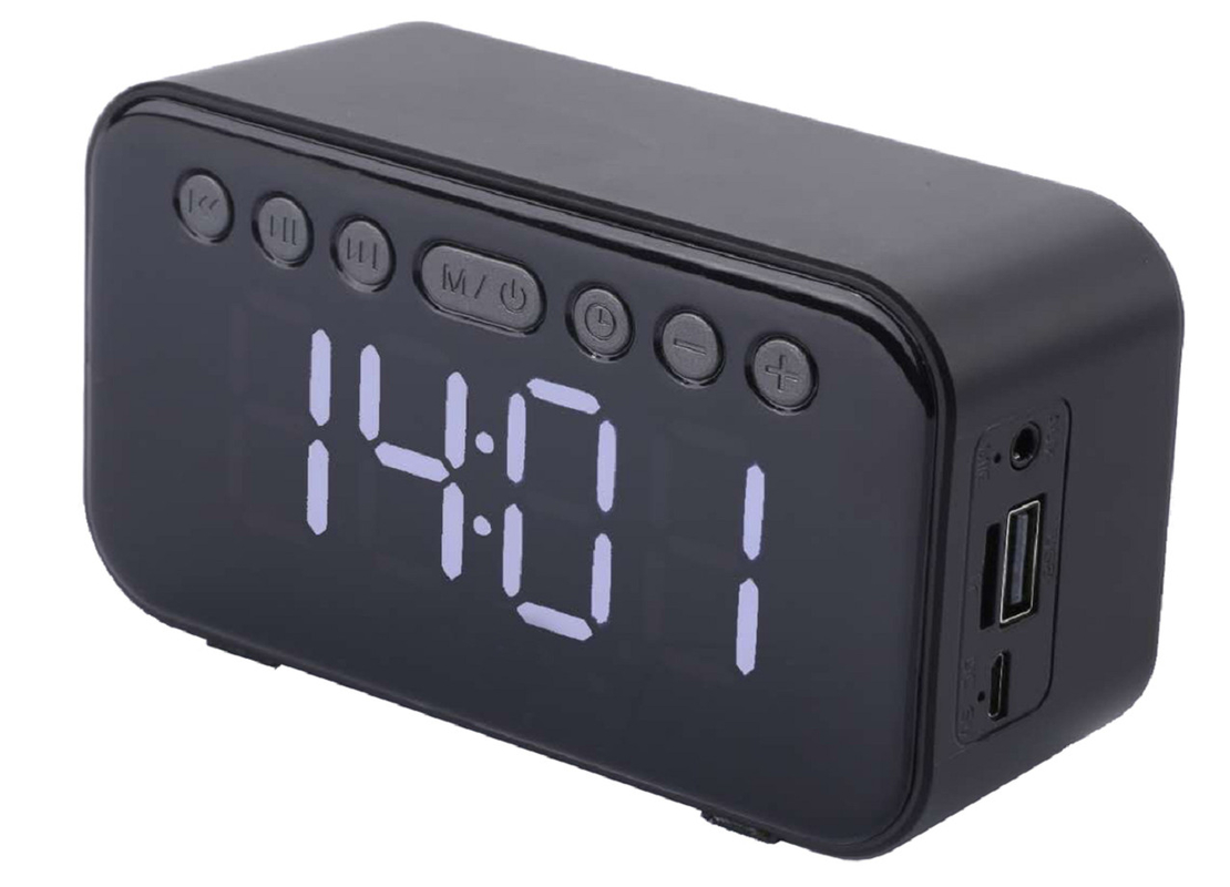 สเปคเกอร์บลูทูธนี้รองรับบลูทูธ, AUX, การ์ด TF, รังสี USB FM แบตเตอรี่ 500mAh, การชาร์จ USB สเปคเกอร์ 52 มม, การ์ด TF ขยาย 32GB