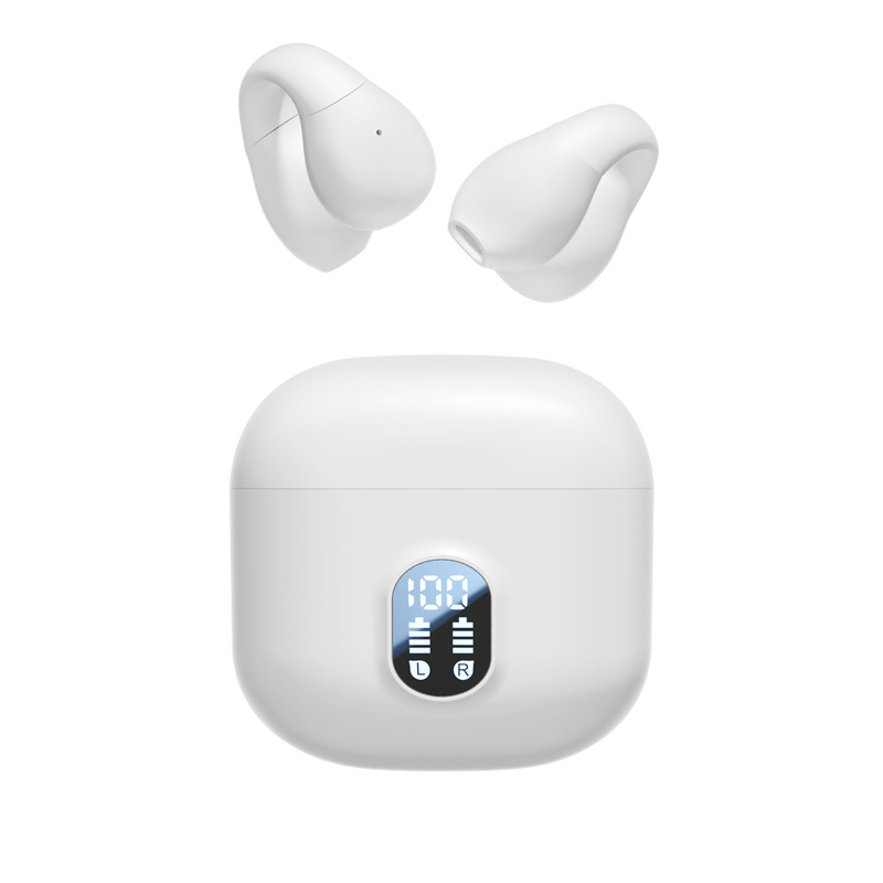 Bluetooth 5.4 TWS Earbuds พร้อม AAC SBC Codec เวลาเล่น 6 ชั่วโมง และชาร์จ 200mAh สําหรับการเดินทาง, กีฬาและธุรกิจ