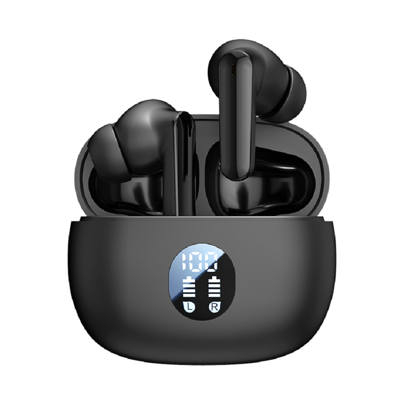 Bluetooth 5.4 TWS Earbuds, F10 speaker, AAC/SBC support, black/white/skin color design, suitable for business, sports, office, and student use เครื่องฟังเสียง F10 ที่ใช้ในระบบ Bluetooth
