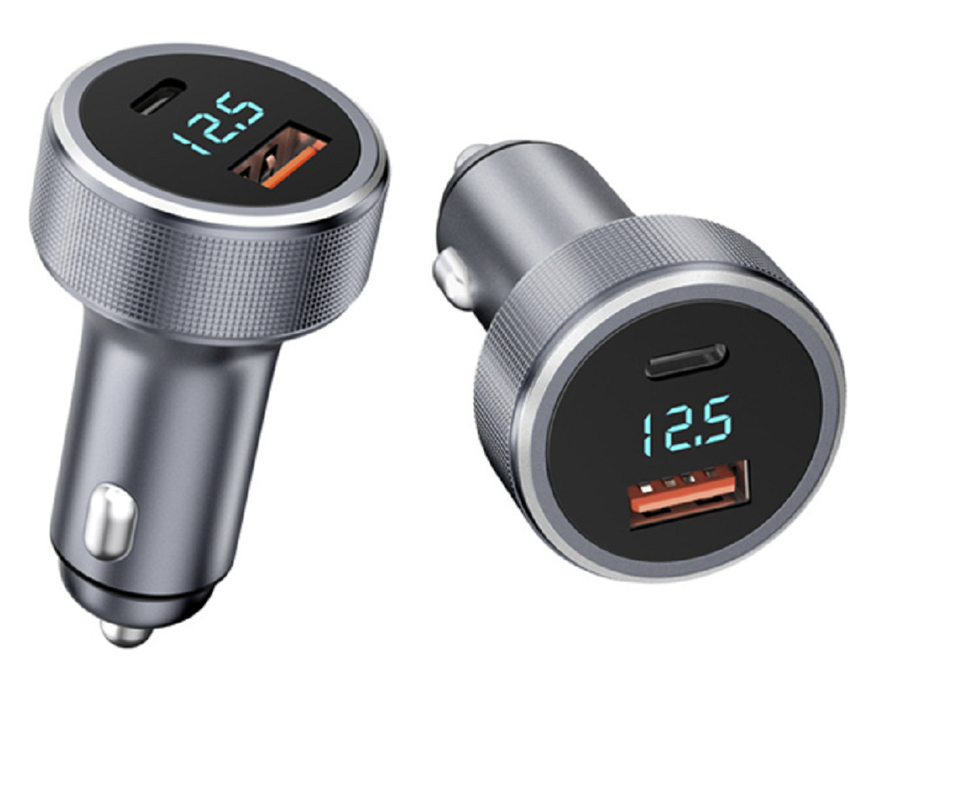 การชาร์จเร็วแบบ Dual Port USB-C PD 30W+USB-A QC 18W การสนับสนุนพรอทโคโลลหลายแบบ PD/QC/PPC สับสนุนอลูมิเนียม+พลาสติก