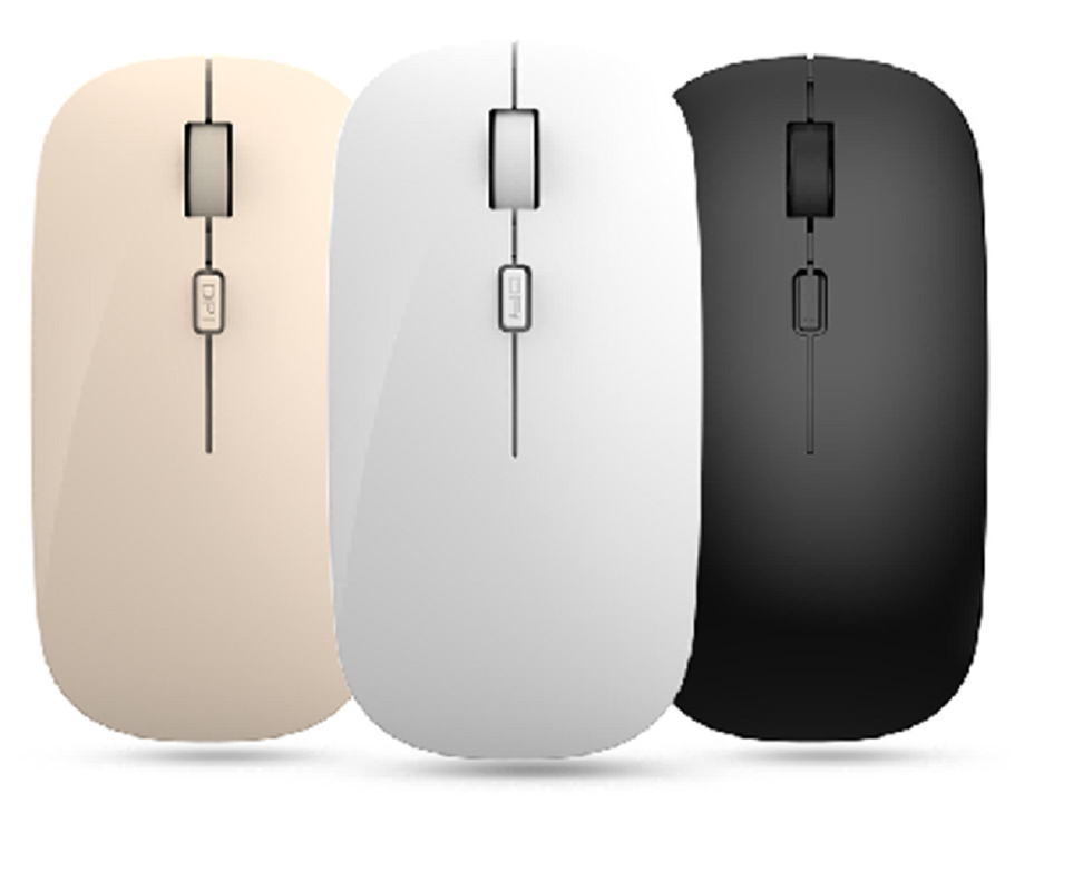2.4G Wireless Mouse With Windows And IOS 4 ปุ่มแม่นยํา 1200DPI วัสดุ ABS ติดตาม