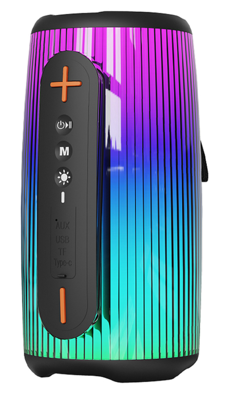 บลูทูธ 53, เครื่องเสียง 10W แบตเตอรี่ 2400mAh พร้อมการชาร์จประเภท C RGB แสงสว่างรอบตัว