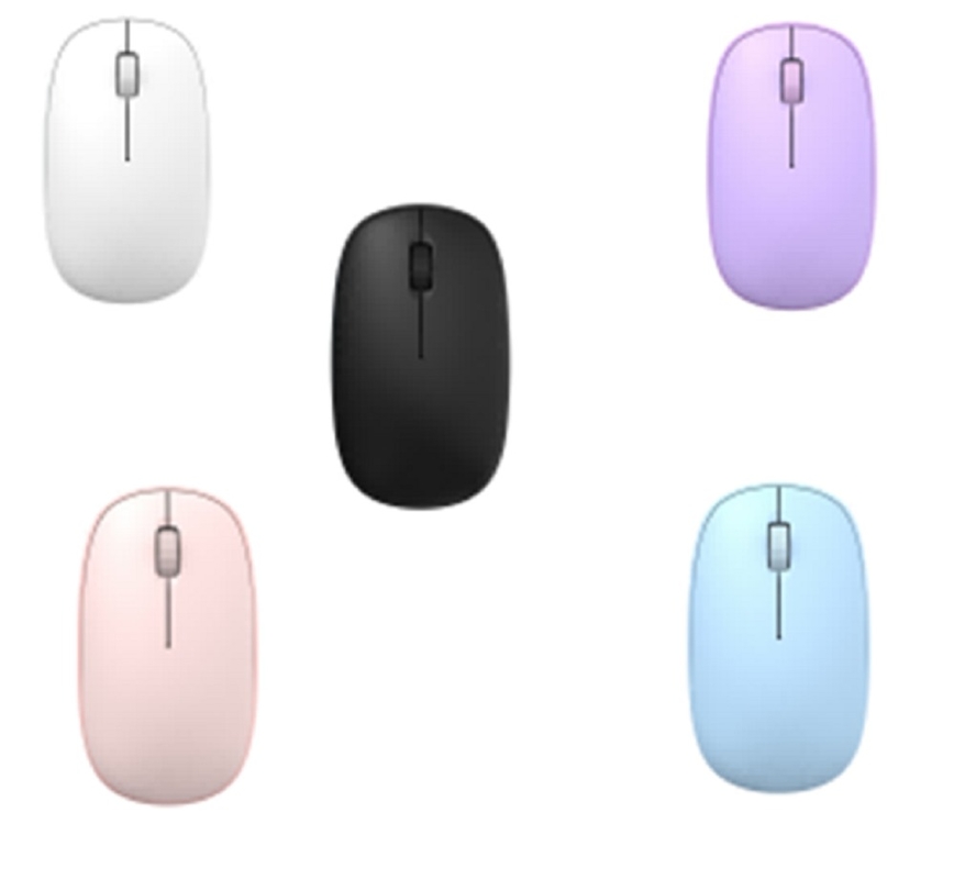 ETEK 2.4G Wireless Mouse 1200DPI คลิก 5 สี ตัวเลือก 1-AA แบตเตอรี่ขาวชมพูม่วง ฟ้า ดํา