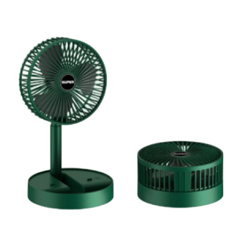 เครื่องพัดลมโต๊ะ USB สามารถชาร์จได้ ใช้แบตเตอรี่ สําหรับการเดินทางในบ้าน หรือการทํางานในกลางแจ้ง